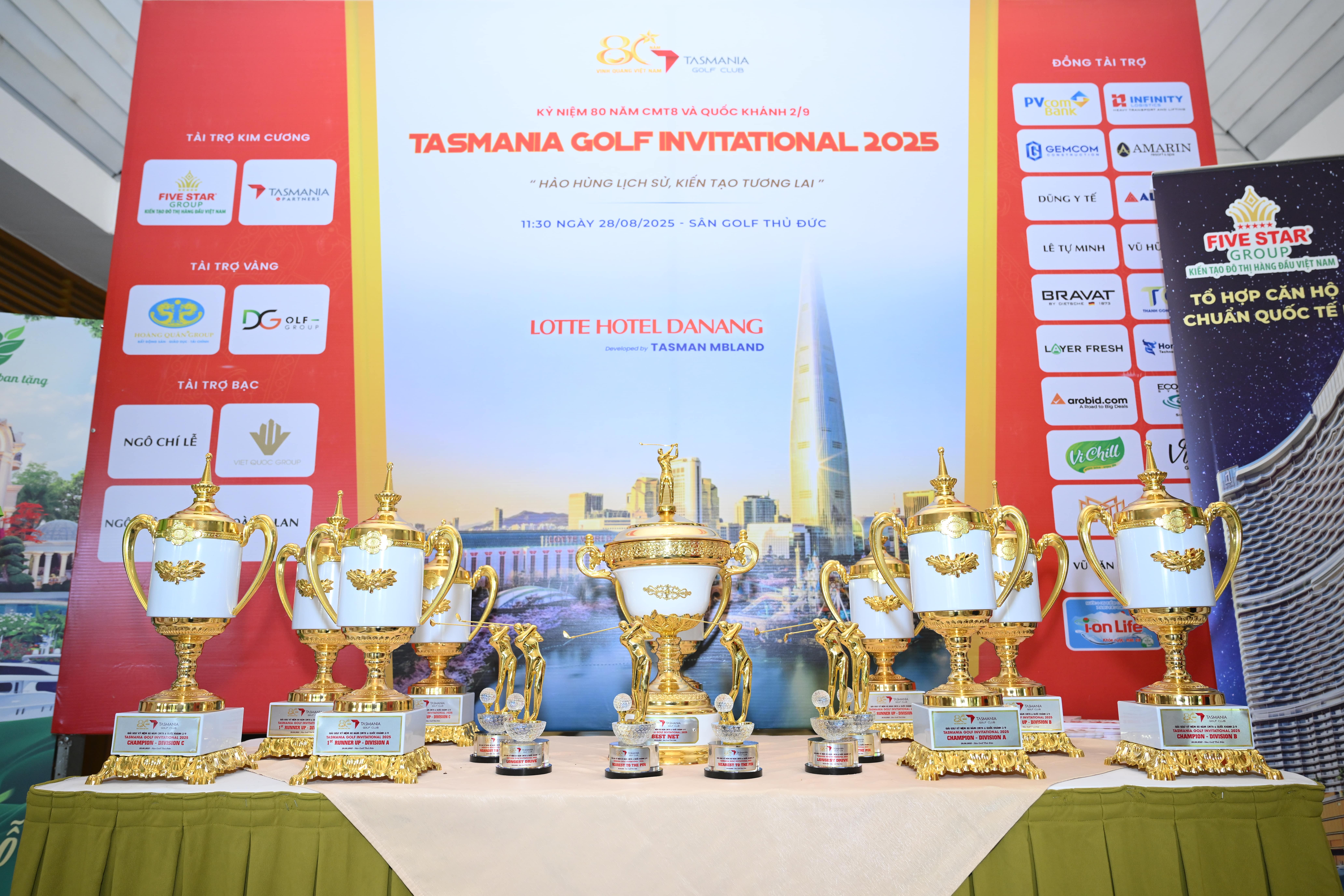 Cúp lưu niệm giải Tasmania Golf Invitational 2025