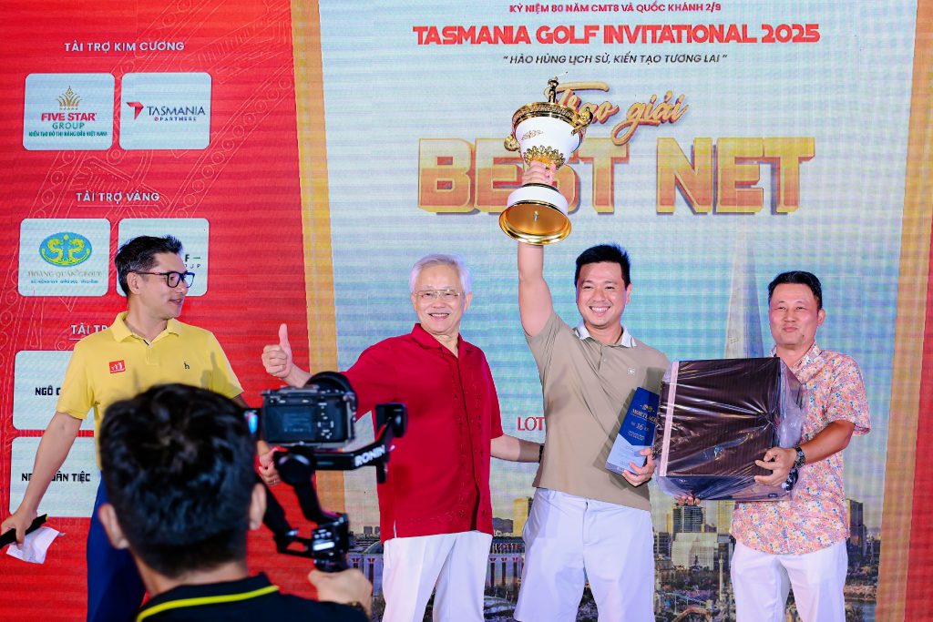 Giải best net tại Tasmania Golf Invitational 2025