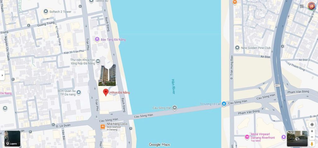 Vị trí Bạch Đằng Complex